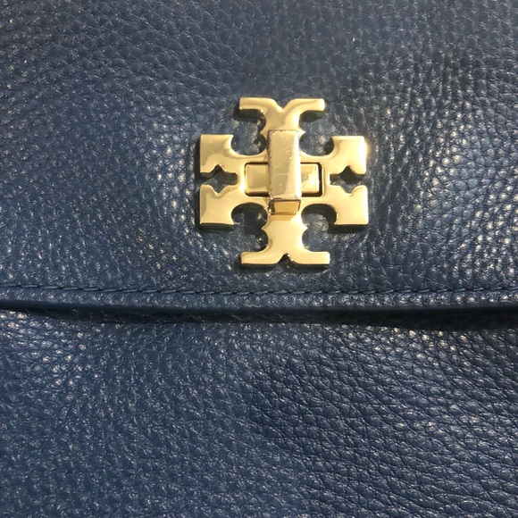 Tory Burch MercerBlue Tidal Wave Leather Hobo Bag - Picture 3 of 6